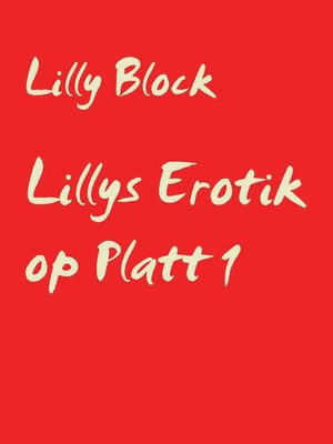 cover image of Lillys Erotik op Platt 1